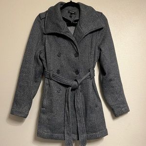 Grey winter coat. Size 0X plus size.
